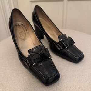 TOD'S Swing Selleria High Heel - Black Patent Leather - size EU 38